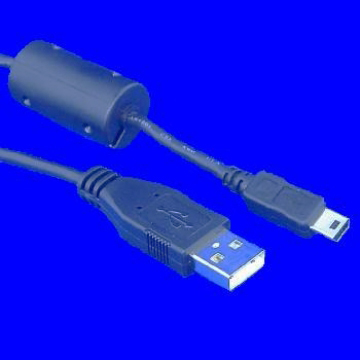 USB DSC CABLE-2 USB AM TO MINI USB 5P, WITH CORE