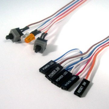 Case panel CASE Panel LED+SWITCH wire harness