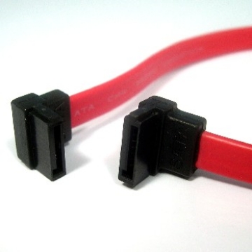 S-ATA CABLE SATA Cable, with 90-degree Cable End